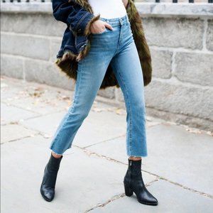 BDG Size 26 High-Waisted Cropped Kick Flare Jean